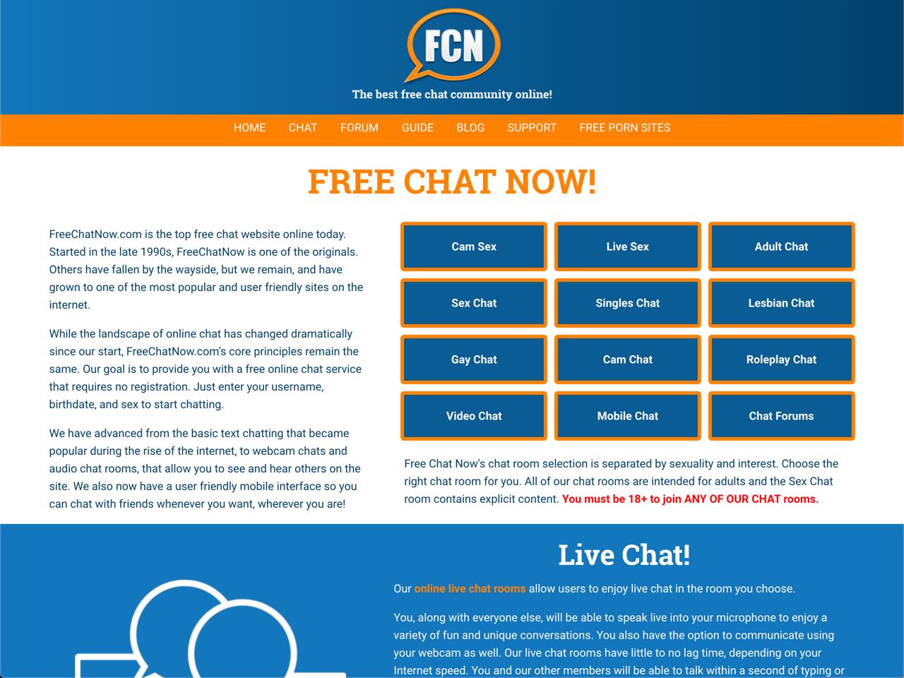 Free porn chat rooms