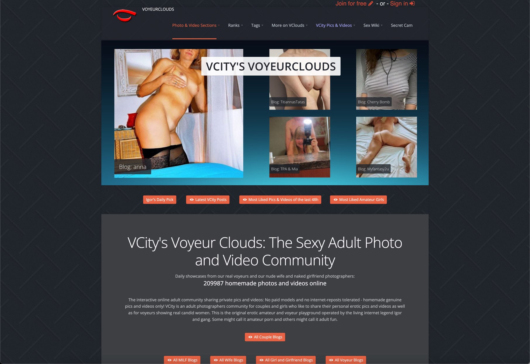 VoyeurClouds and Voyeur Porn Sites Like VoyeurClouds bild